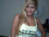 Rubia con webcam porno